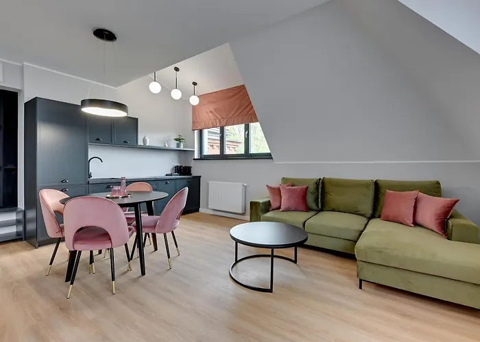 아파트호텔 Waterlane Vintage - Fitness & Gym By Downtown 그단스크